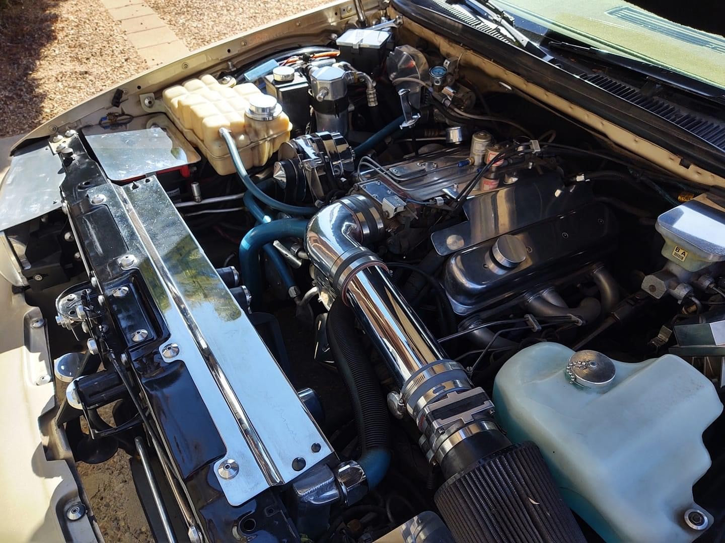 94-96 Caprice/Impala SS Radiator Shroud w/Grommets: Plain (pkg)