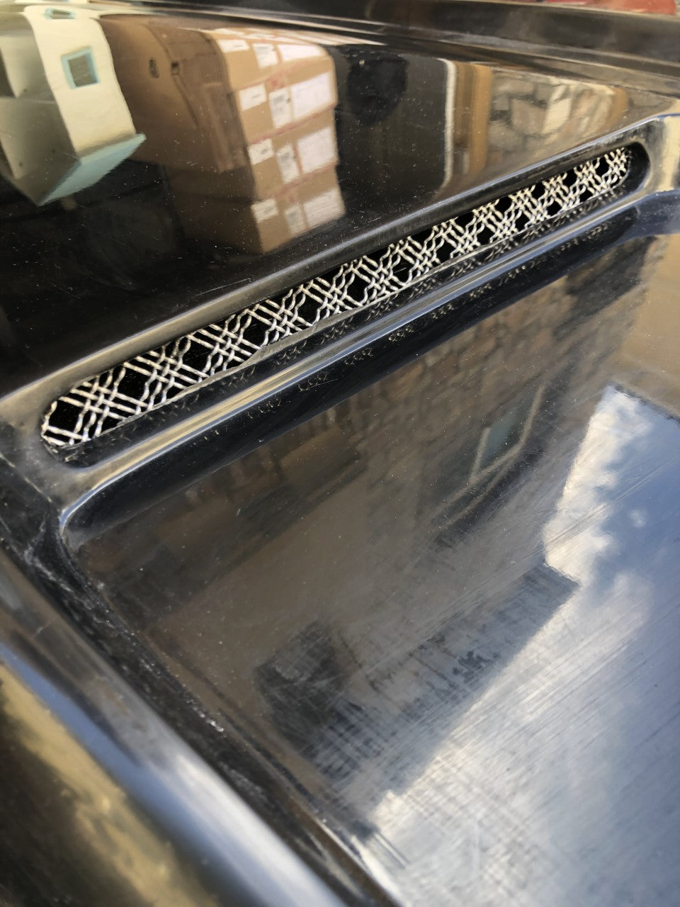 80-96 Caprice/Impala SS Custom Hood Grill Inserts: 3X Weave Mesh (2pc ...