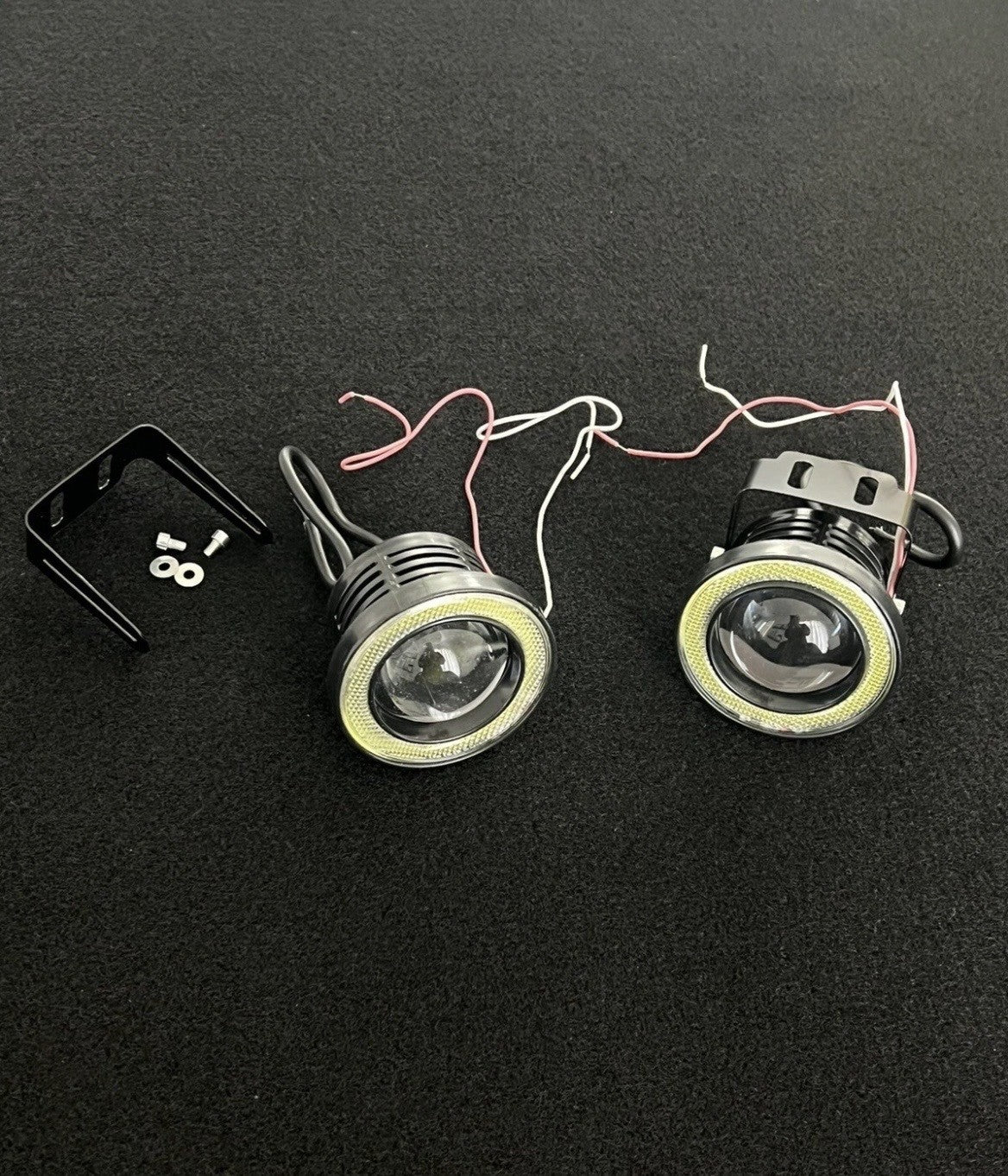 91-96 Caprice/Impala SS LED Fog Lamps w/ Halo Rings (pair)