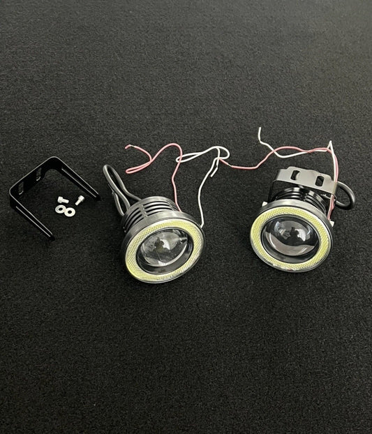 91-96 Caprice/Impala SS LED Fog Lamps w/ Halo Rings (pair)