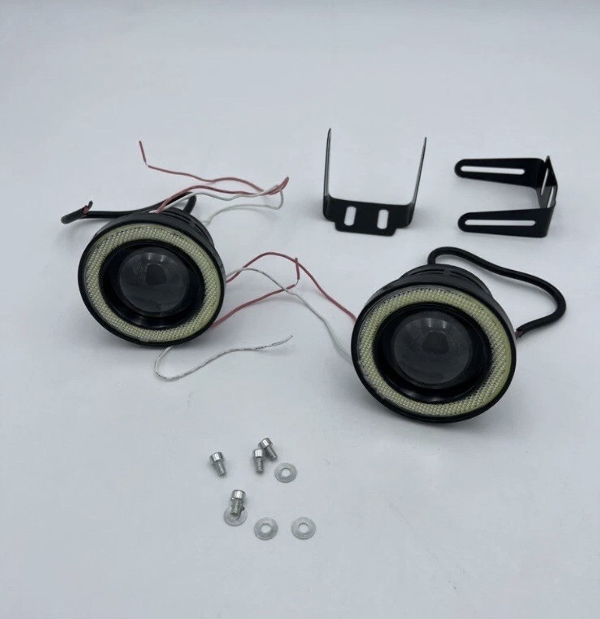 91-96 Caprice/Impala SS LED Fog Lamps w/ Halo Rings (pair)