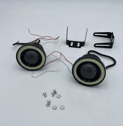91-96 Caprice/Impala SS LED Fog Lamps w/ Halo Rings (pair)