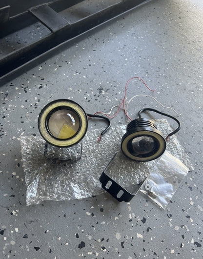 91-96 Caprice/Impala SS LED Fog Lamps w/ Halo Rings (pair)