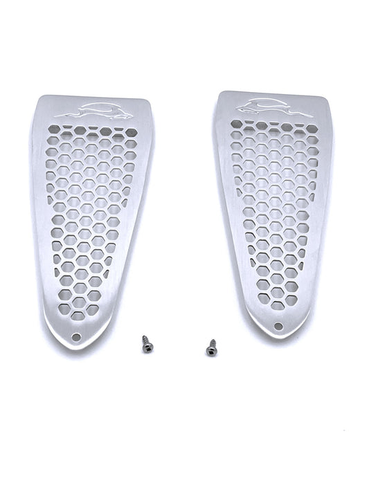 91-96 Caprice/Impala SS Rear Door Vents: Honeycomb w/Deer (2pc)