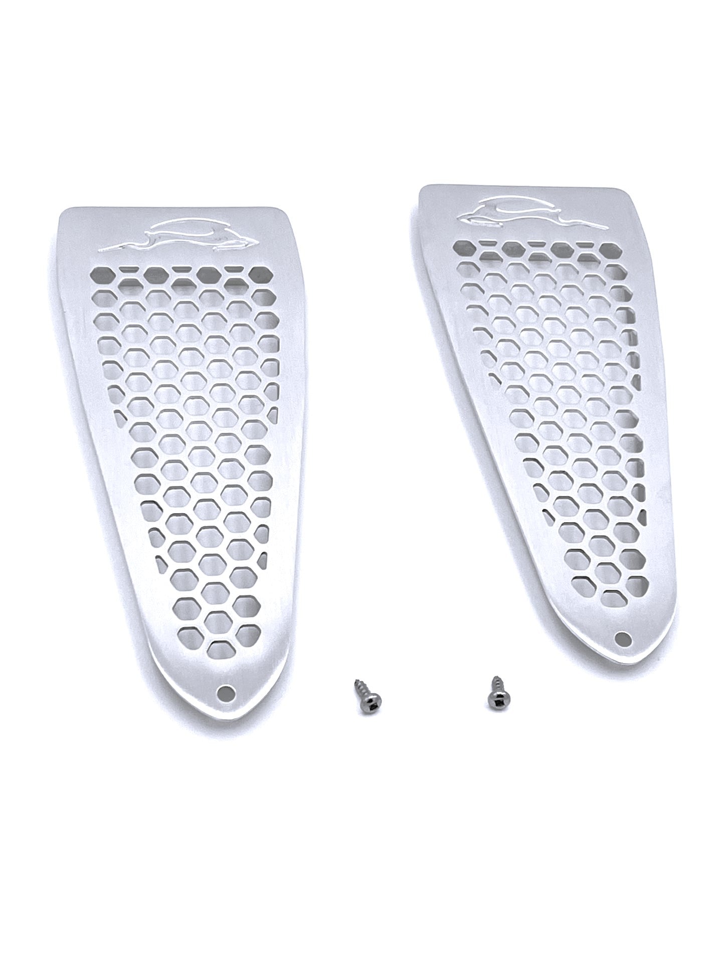 91-96 Caprice/Impala SS Rear Door Vents: Honeycomb w/Deer (2pc)