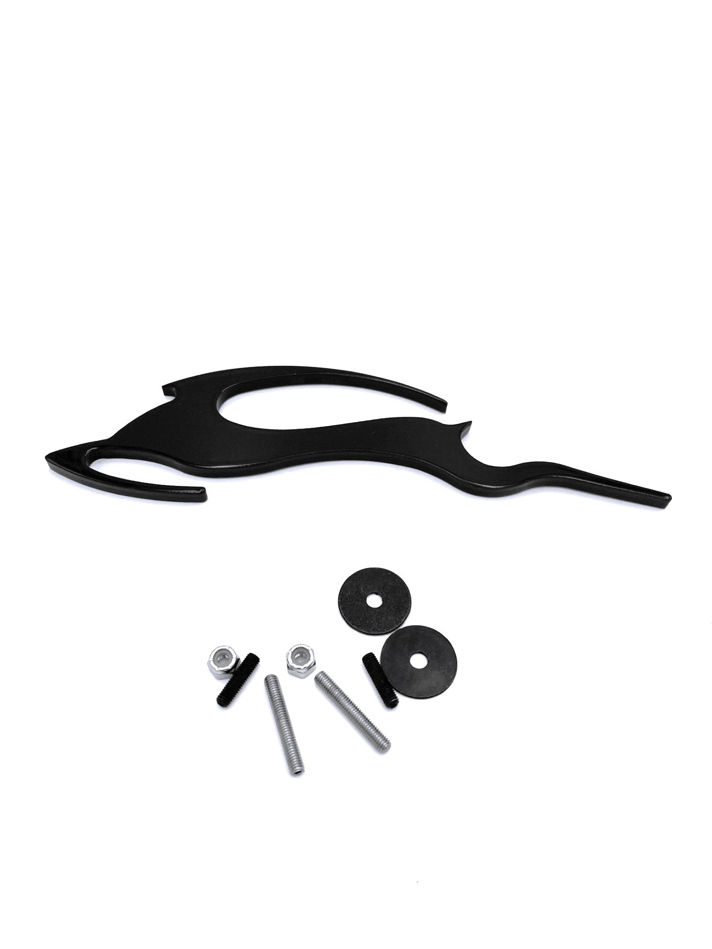 77-05 Caprice/Impala SS Leaping Impala Deer Emblem: Flat w/ Mounting Holes, Left-Facing (pkg)