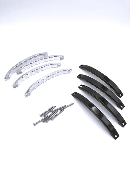 91-96 Caprice/Impala SS Door Pulls: Bent w/Grooves, Plain (4pc)