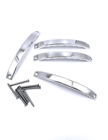 91-96 Caprice/Impala SS Door Pulls: Bent w/Grooves, Plain (4pc)