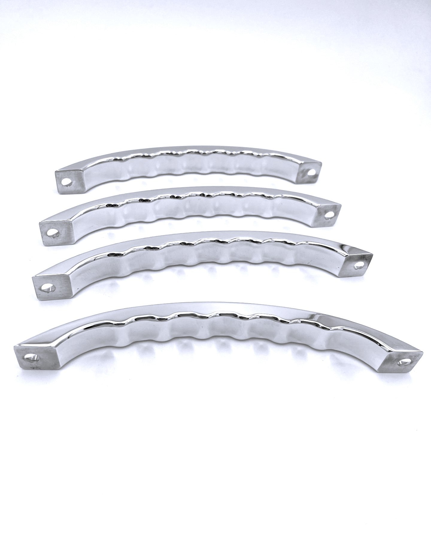 91-96 Caprice/Impala SS Door Pulls: Bent w/Grooves, Plain (4pc)