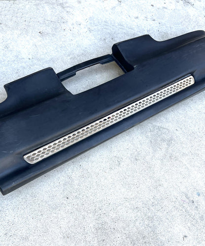 91-96 Caprice/Impala SS Rear Bumper & Rollpan Grill Insert: 3D Oval Hole (pkg)